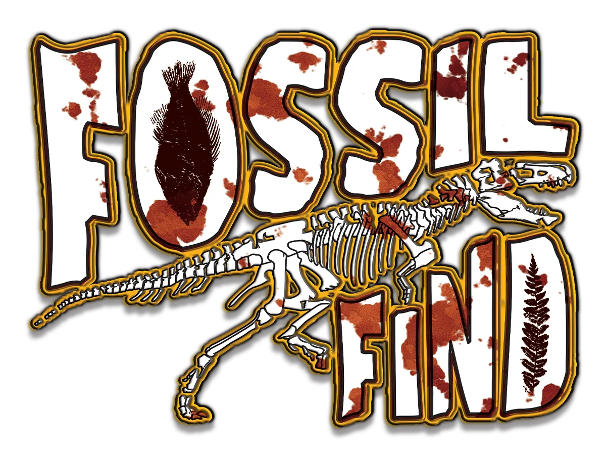 FOSSIL FIND domino board game